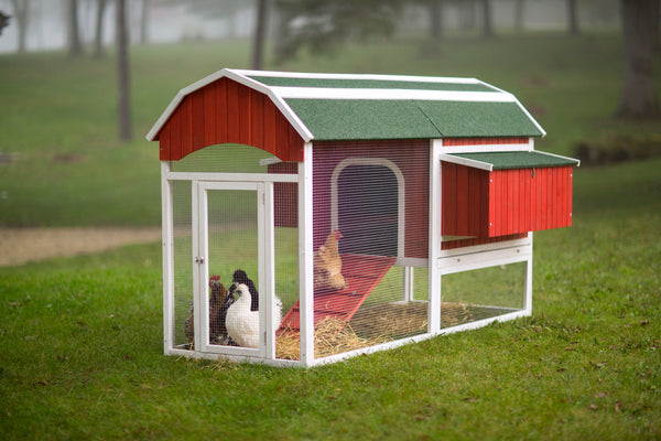 Prevue Pet Products Large Red Barn Chicken Coop (8-10 hens)