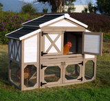 Country Style Chicken Coop with Metal Nest Box & Asphalt Roof Panels (3 to 4 hens) by Merry Products