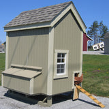Little Cottage Co 4x6 Colonial Gable Coop (6-8 hens) - That Chicken Coop