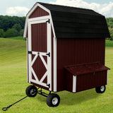 Little Cottage Co 4x6 Barn Coop with Wheels (5-6 hens) - That Chicken Coop