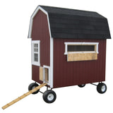Little Cottage Co 4x6 Barn Coop with Wheels (5-6 hens) - That Chicken Coop