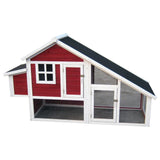 Merry Products Red Habitat Chicken Coop with Nesting Box (2-4 hens) - That Chicken Coop